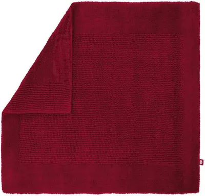 Produktbild von Rhomtuft Badteppich Prestige eckig 60x60cm Farbe cardinal