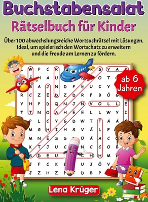 Produktbild von Buchstabensalat Rätselbuch für Kinder ab 6 Jahren