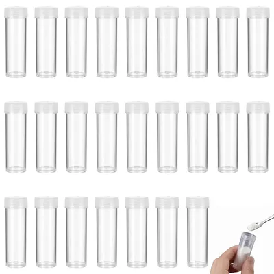 25 Stück 7 ml Kunststoff-Kryoröhrchen, transparent, graduiert