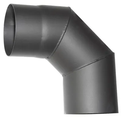 Produktbild von Bogen HS 090/120/1,5 mm, Rauchrohr, Rauchrohrbogen zum Verbinden von Rauchrohren