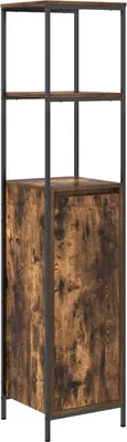 Immagine prodotto di Mobile da Bagno con Ripiani Rovere Fumo 36x35x165 cm