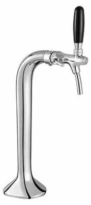 Image de Colonne à bière, chromé, 1 ligne, élégante