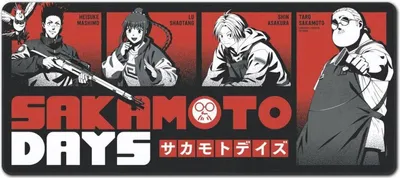 Immagine prodotto di Erik - Premium Gaming Desk Mat Sakamoto Days - Oficjalny Produkt Akcesoryjny