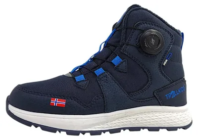 Produktbild von Trollkids Bergen Winter Mid Kinderschuhe Jungen Winterstiefel Blau Freizeit