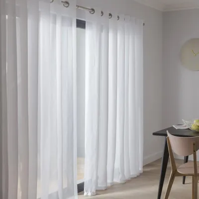 Image de Voilage transparent, Chic blanc l.145 x H.240 cm