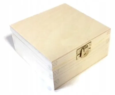 Produktbild von Akademiadrewna DECOUPAGE Holzbox mit Verschluss 12 cm