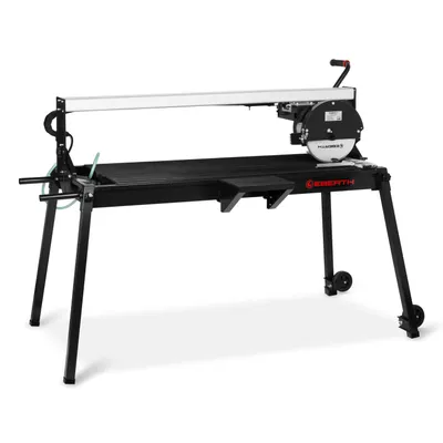 Produktbild von EBERTH Fliesenschneidmaschine Nass, Elektrisch 1500 Watt Leistung, 1020mm Schnittlänge, Nassschneider mit Tisch, Pumpe und optischem Laser