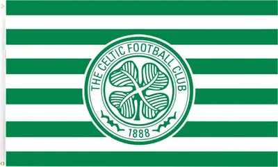Immagine prodotto di Celtic FC - Bandiera, stemma TA10973 (taglia unica) (verde/bianco)