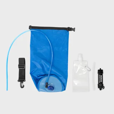 Immagine prodotto di Filtro per acqua portatile - Sistema di filtrazione mobile - Sacca da 5 litri - Con carbone attivo - Per campeggio e outdoor