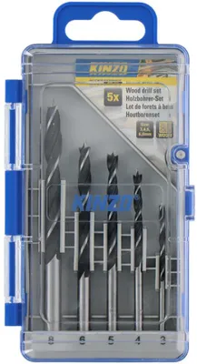 Produktbild von holzbohrset 3-8 x 109 mm Stahl 5 Stück