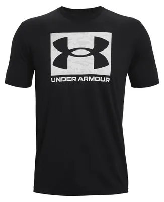 Produktbild von Under Armour Ua Mens Ua ABC Camo Boxed Logo Ss Black / / White XL