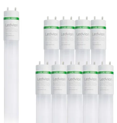 Produktbild von Ledvion 10er Set LED Röhre 60cm 6.3W 6500K 175lm/W