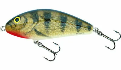 Obrázek produktu pro Salmo Fatso Sinking Emerald Perch 10 cm 52 g Wobler