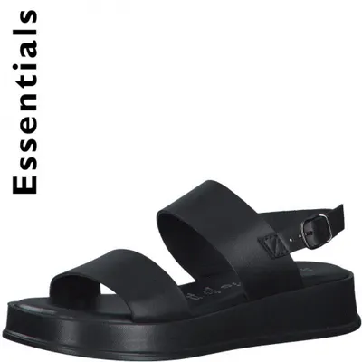 Image de Tamaris Femmes Sandales classiques 1-28238-42 001 Couleur : Noir Taille : 42