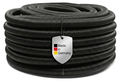 Produktbild von 18m Schwimmbad Schlauch, schwarz Ø 38mm