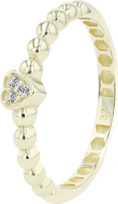 Produktbild von 333/- Gold Ring "Adara" Zirkonia, 8 Karat, Gelbgold