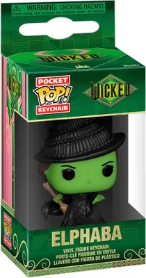 Produktbild von Wicked Elphaba Pocket POP Schlüsselanhänger Sammelfigur