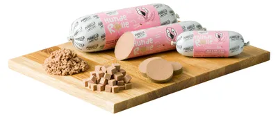 Produktbild von PURBELLO Hundewurst Pute mit Brokkoli & Kartoffeln 8x 200g