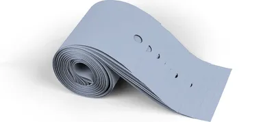 Produktbild von ERSATZLAMELLEN 9 FARBEN 250 CM LANG INDIVIDUELL KÜRZBAR LAMELLENVORHANG (Blau 5er Set)