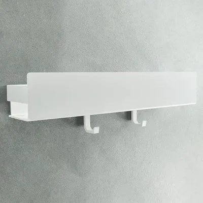 Produktbild von Famanu Duschregal selbstklebend - 42 cm, matt weiß