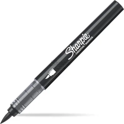 Image de Sharpie 2218069 Sharpie marqueur créatif ACRYLIC, pointe pinceau, noir