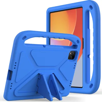 Image de Etui de protection pour Infinix Xpad 11" 2024, étui enfant léger en EVA avec poignée et support Bleu