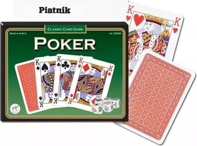 Obrázok produktu pre Karty do gry Piatnik 2 talie, Karty Poker