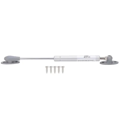 Image de Jambes de force à ressort hydraulique, acier au carbone, tige de support pneumatique avec vis pour meubles à portes d'armoires, 120 N