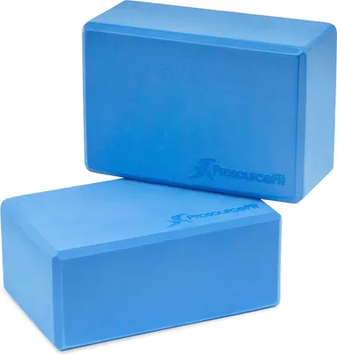 Zdjęcie produktu dla Piankowe klocki do jogi 4" x 6" x 9" EVA o wysokiej gęstości (zestaw 2) Niebieski