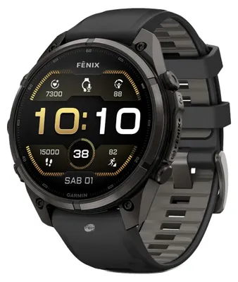 Produktbild von Garmin fēnix 9 Pro, 3,56 cm (1.4"), AMOLED, Touchscreen, 64 GB, GPS, 78 g