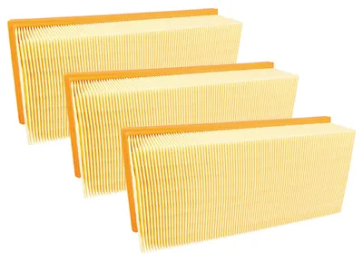 Produktbild von vhbw 3x Flachfaltenfilter F7 Ersatz für Kärcher 6.907-276.0, 6.907-277.0, 6.904-095.0, 6.904-283.0, 6.904-283 für Staubsauger