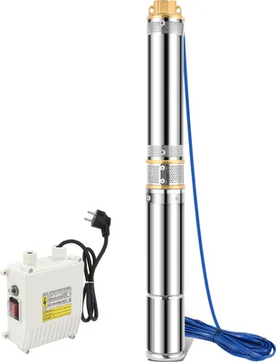 Obrázok produktu pre Aopunly hlboké studne čerpadlo 1100W Studňa čerpadlo 4000L / h Vhodné 4,7 palca nerezovej ocele 20m kábel
