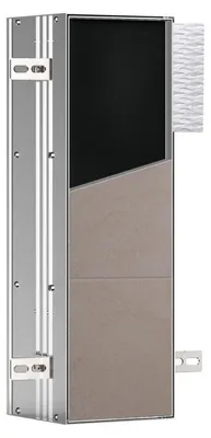 Produktbild von Emco asis plus WC-Modul - Unterputzmodell 15,4 x 49,2 cm, Türanschlag links