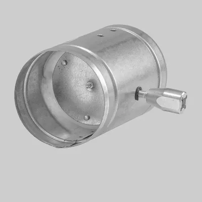 Produktbild von Luftklappe mit Innenvierkantanschluss 8 x 8 mm, Silikon-Dichtlippe, Ø 160 mm