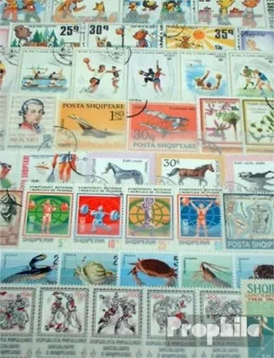 Produktbild von Briefmarken Albanien 150 verschiedene Sondermarken