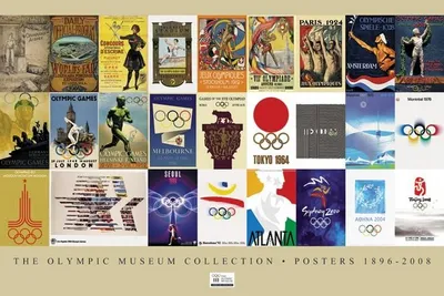 Imagen del producto de Colección del Museo Olímpico - 1896 - 2008 - 61x91,5 cm - Póster