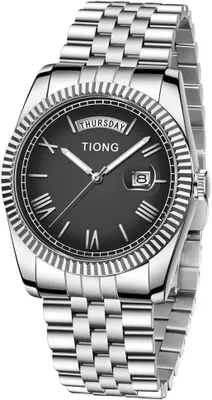 Produktbild von Herren Uhren Quarz Armbanduhr Wasserdicht Datumsanzeige Edelstahl Analoger Uhren für Männer