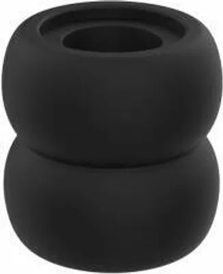 Produktbild von Engels Kerzen Stabkerzenhalter Jana S, Aluminium, Schwarz, Ø 5 H 5 cm, 50008041000