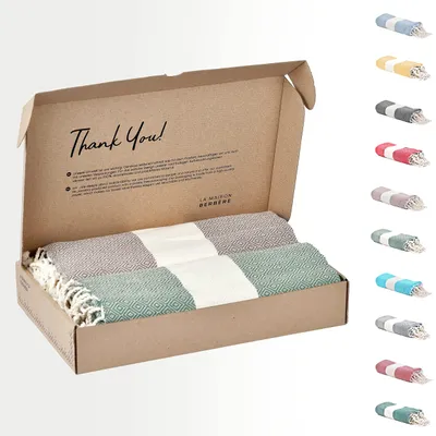 Obrázok produktu pre Omgoods – Sada dvoch veľkých froté uterákov XXL, vhodných do sauny a na pláž – 100% bavlna