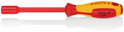 Image de Knipex clé à douille SW 10,0mm six pans intérieur bruni poignée isolante 2 composants - 98 03 10
