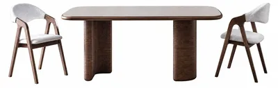Image de Ensemble moderne complet pour salle à manger, comprenant une table et 2 chaises