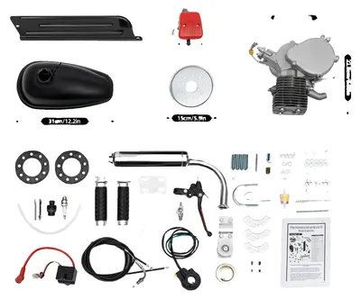 Obrázek produktu pro Sada benzínového motoru pro jízdní kola, 100 ccm, rychlost 28 km/h, 36 zubů