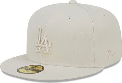 Produktbild von New Era 59Fifty Cap - MLB Los Angeles Dodgers stone - 7 3/8