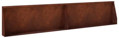 Zdjęcie produktu dla vidaXL Ściana oporowa, 2 szt., 100 x 12 x 30 cm, stal odporna na warunki atmosferyczne, wygląd imitujący rdzę
