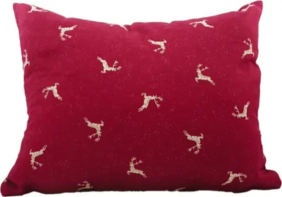 Produktbild von Kissen - Dekokissen mit Füllung Hirsch - rot ca 35x45 cm Weihnachten