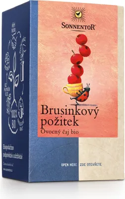 Obrázek produktu pro Sonnentor 02237, Ovocný čaj, 50,4 g, Jablko, Brusinka, Ibišek, Oranžová, Šípkový, 2,5 g, 18 kusů, Papírová krabice