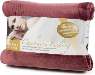 Zdjęcie produktu dla Wohndecke Cashmere-Feeling 180x220cm W.F.Gözze