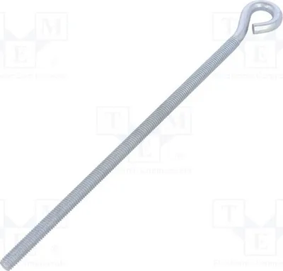 Image de 1 x Anneau de fixation - Zinc, 180 mm, modèle HO.6180, boulon à vis