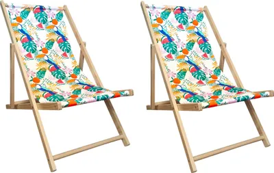 Obrázek produktu pro Sada zahradních lehátek Boho se stolkem