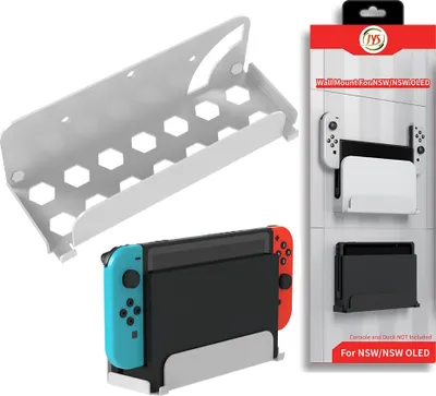 Zdjęcie produktu dla Uchwyt Mocowanie na Ścianę do Nintendo Switch OLED i Nintendo Switch / NS230